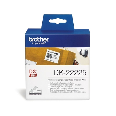 Brother DK-22225 White Paper Roll 38mm x 30.48 Metres