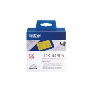 Brother Yellow 62mmx30.48m Roll PTouch QL-500/550/650TD