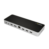 StarTech Dual Monitor USB C Dock, Windows/Mac, 4K DP/HDMI, 60W PD, SD - DK30CHDDPPD