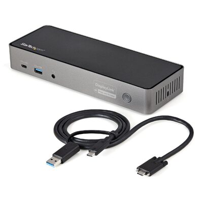 Startech DK31C3HDPD HYBRID USB-C USB-A DOCK - TRIPLE 4K 60HZ