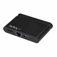 StarTech USB C Multiport Adapter with HDMI, 4K, 1xA?1xC, 100W PD 3.0 - DKT30CHCPD