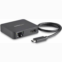StarTech USB-C Multiport Adapter, With 4K HDMI, GbE, USB-C, USB-A - DKT30CHD