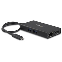 StarTech USB-C Multiport Adapter with 4K HDMI - 2x USB-A Ports - 60W PD - Black DKT30CHPD