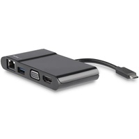 StarTech USB-C Multiport Adapter for Laptops - 4K HDMI or VGA - GbE - USB 3.0 DKT30CHV