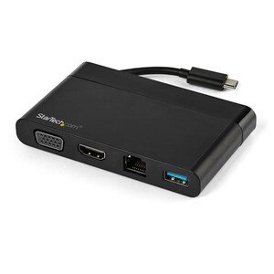 StarTech USB C Multiport Adapter, 4K HDMI / VGA, USB-C Travel Dock - DKT30CHVCM