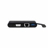 StarTech USB C VGA Multiport Adapter, Power Delivery, USB 3.0, GbE - DKT30CVAGPD