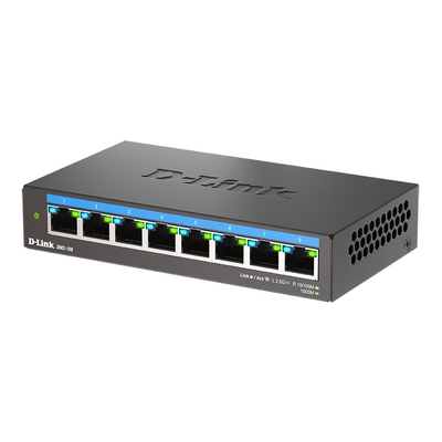 D-LINK DMS-108 8-Port Multi-Gigabit Desktop Switch (Metal Housing)