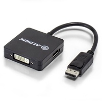 Alogic 3in1 DisplayPort to DisplayPort HDMI DVI Adapter Male to 3Female
