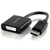 ALOGIC 20cm ACTIVE DisplayPort 1.2 to DVI Adapter Male to Female with 4K Support DP-DVI-ACTV