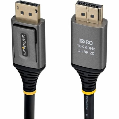 StarTech DP21V-1M-DP80-CABLE 1m DisplayPort 2.1 DP80 Cable - VESA Certified