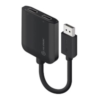 Alogic DisplayPort to Dual DisplayPort 1.2 Adapter - 4K - 30Hz