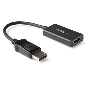 StarTech DisplayPort to HDMI Adapter, HDR 4K 60Hz, DP to HDMI Dongle - DP2HD4K60H