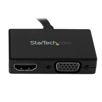 StarTech Travel A/V Adapter: DisplayPort to HDMI or VGA