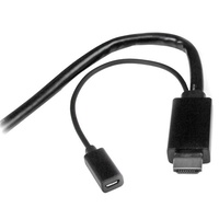 StarTech 6ft HDMI DisplayPort or Mini DisplayPort to HDMI Adapter Cable - DPMDPHD2HD