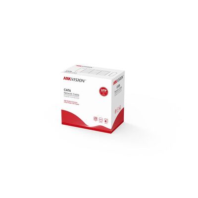 HIKVISION DS-1LN6-UE-W-Yellow 305 m CAT6 UTP Network Cable (Solid Copper, 0.53 mm, CM)