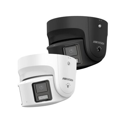 HIKVISION COLORVU 2CD2387G2P-LSU-SL 8MP DUAL LENS STROBE AUDIO TURRET, 4MM, IR 30M,MIC