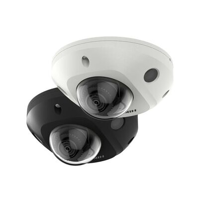 HIKVISION ACUSENSE 2CD2566G2-IS 6MP MINI DOME CAMERA, FIXED 2.8MM, IR 30M, MIC