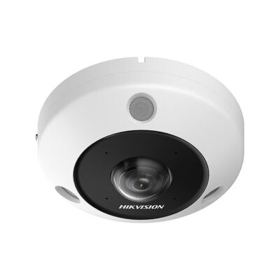 HIKVISION DEEPIN VIEW 2CD63C5G1 12MP FISHEYE CAMERA, PANORAMIC 1.29MM, MIC, IR 15M, 5YR