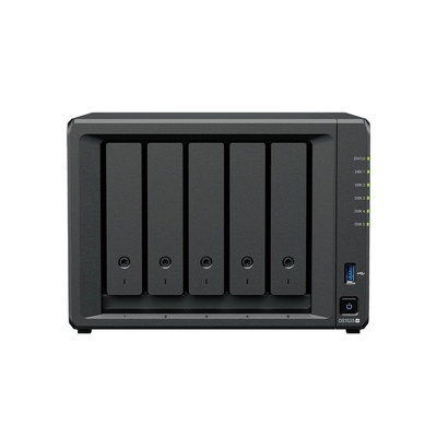 Synology DiskStation DS1525+ ,5-Bay AMD Ryzen V1500B 4-core ,8GB DDR4 ,Diskless NAS
