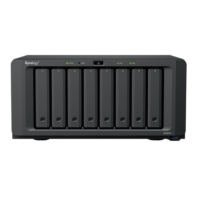 Synology DiskStation DS1825+ ,8-Bay AMD Ryzen V1500B 4-core ,8GB DDR4 ,Diskless NAS