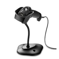 Zebra DS2208 2D Scanner Kit with USB Cable and Stand - Black