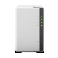 Synology DiskStation DS220j 2-Bay Diskless NAS Quad Core CPU 512MB RAM