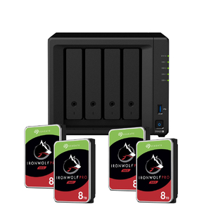 Synology DS420+ Nas +  4 X 8TB  Seagate IronWolf Pro