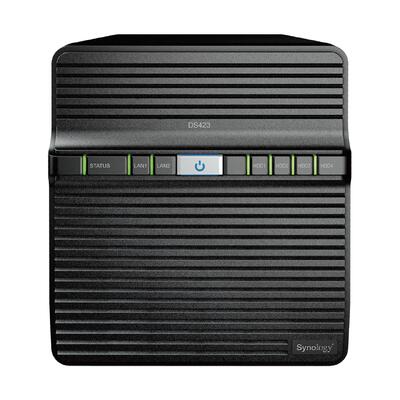 Synology DiskStation DS423 4-Bay 3.5" Diskless 2xGbE NAS, Realtek RTD1619B 4-core 1.7GHz, 2GB RAM