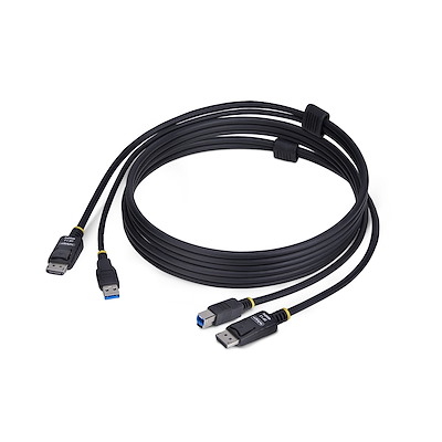 STARTECH DU1226-KVM-CABLE 1.8m DisplayPort and USB 5Gbps KVM Cable