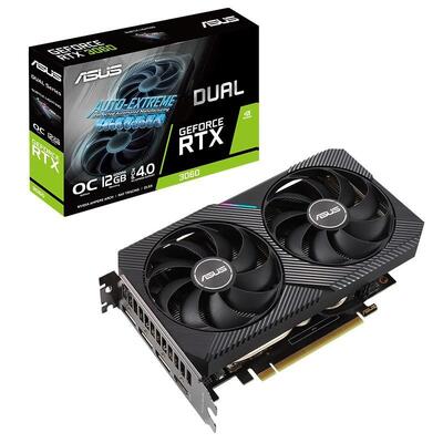 ASUS GeForce RTX 3060 Dual OC 12GB Video Card - V2 - DUAL-RTX3060-O12G-V2