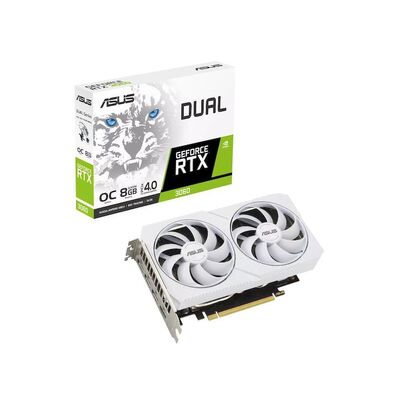 ASUS nVidia GeForce DUAL-RTX3060-O8G-WHITE White Edition 8GB GDDR6