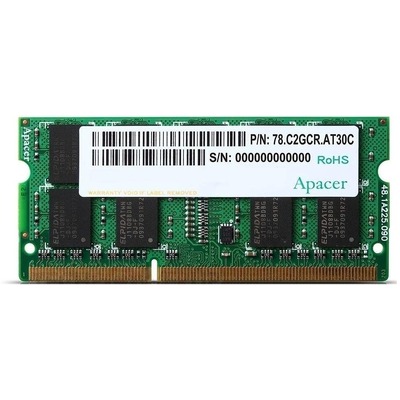 Apacer DDR3 SODIMM 12800-11 512x8 4GB 1.35V RP