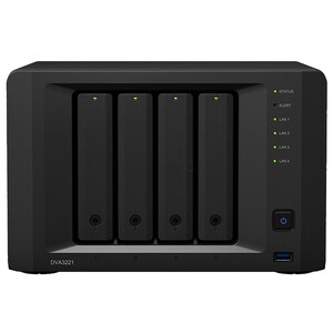Synology DVA3221 4-Bay 32 Channel Diskless NVR Quad-Core CPU GTX 1650 8GB RAM