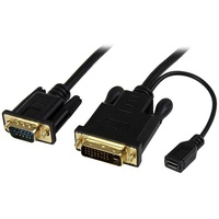 StarTech 10ft DVI-D to VGA Active Adapter Converter Cable, 1920x1200 - DVI2VGAMM10