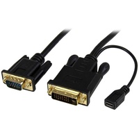 StarTech 3ft DVI-D to VGA Active Adapter Converter Cable, 1920x1200 - DVI2VGAMM3
