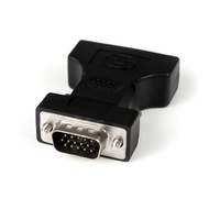 StarTech DVI to VGA Cable Adapter, Black, F/M - DVIVGAFMBK