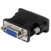StarTech DVI to VGA Cable Adapter, Black, M/F - DVIVGAMFBK