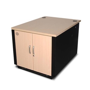 SERVEREDGE 12RU 750MM WIDE & 1130MM Deep Fully Assembled Free Standing 19" Premium Soundproof Office Server Rack