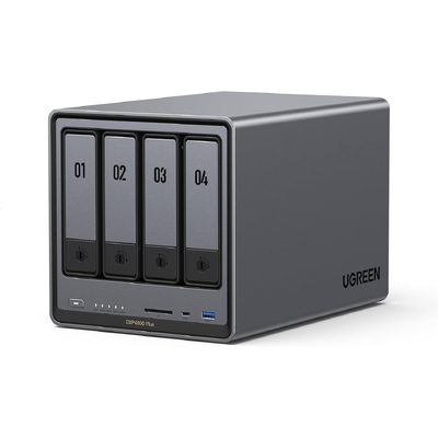 UGREEN NASync DXP4800 Plus ,Intel Pentium Gold 8505 5-core CPU, 10GbE + 2.5GbE LAN, 4K HDMI,  4-Bay Desktop NAS - diskless