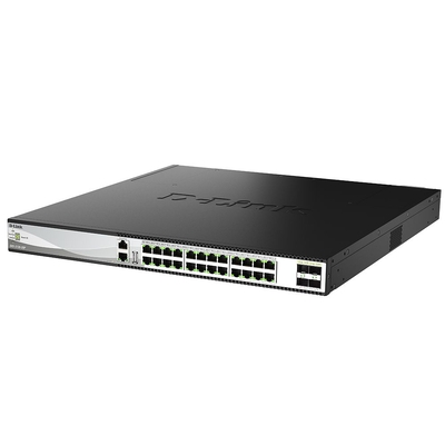 D-LINK DXS-3130-28P 28-Port Stackable 10 Gigabit PoE++ Layer 3 Switch