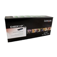 Lexmark E460X11P BLACK TONER YIELD 15K PAGES, FOR E460