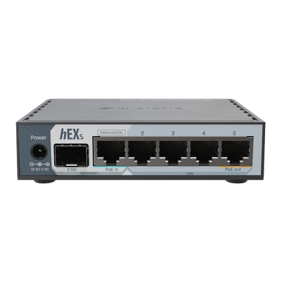 MikroTik E60iUGS hEX S 2.5G SFP 5xGb PoE L4