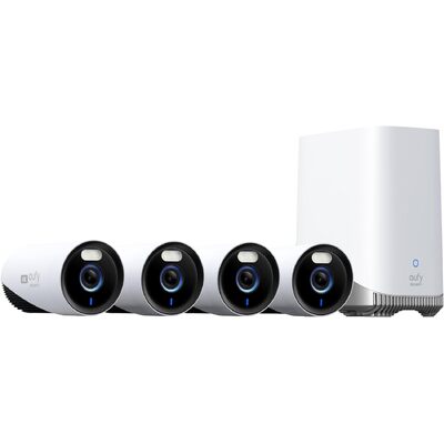 Eufy Security eufyCam E330 4K Wireless Home Security System (4-Pack)