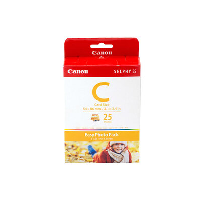 Canon EC25 EASY PHOTO PACK CREDIT CARD SIZE 25 SHEETS TO SUIT ES1