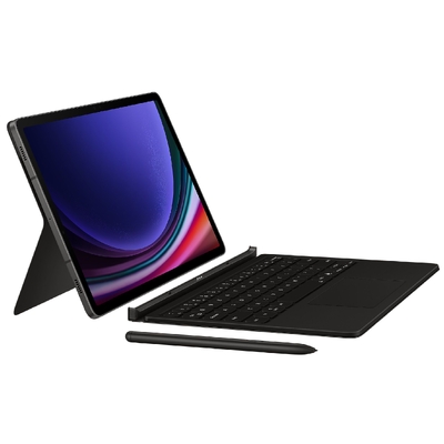 Samsung Galaxy Tab S10 FE ,Tab S9 ,S9 FE Book Cover Keyboard Black - Magnetic - EF-DX725UBEGWW