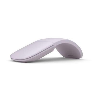Microsoft Arc Mouse - Bluetooth - BlueTrack - 2 Button(s) - Lilac - Wireless