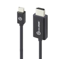 Alogic 1m Elements Series Mini DisplayPort to HDMI Cable - Male to Male