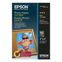 Epson 4" x 6" Glossy Photo Paper 50 Sheets