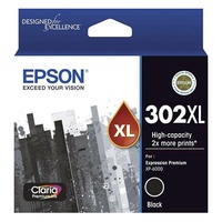 Epson 302XL High Capacity Claria Premium Black Ink Cartridge