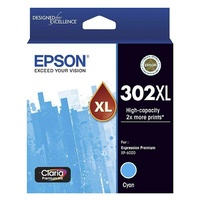 Epson 302XL High Capacity Claria Premium Cyan Ink Cartridge